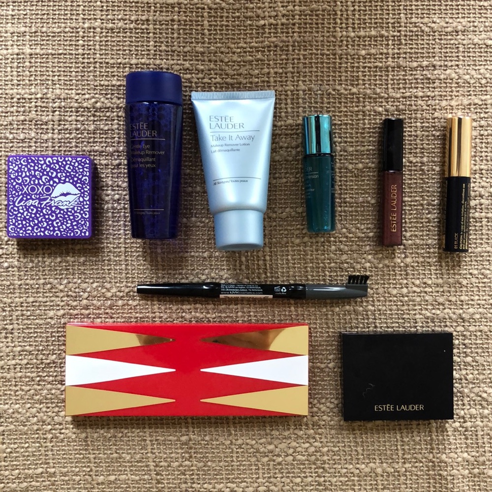 New and gently used makeup and skincare bundle
